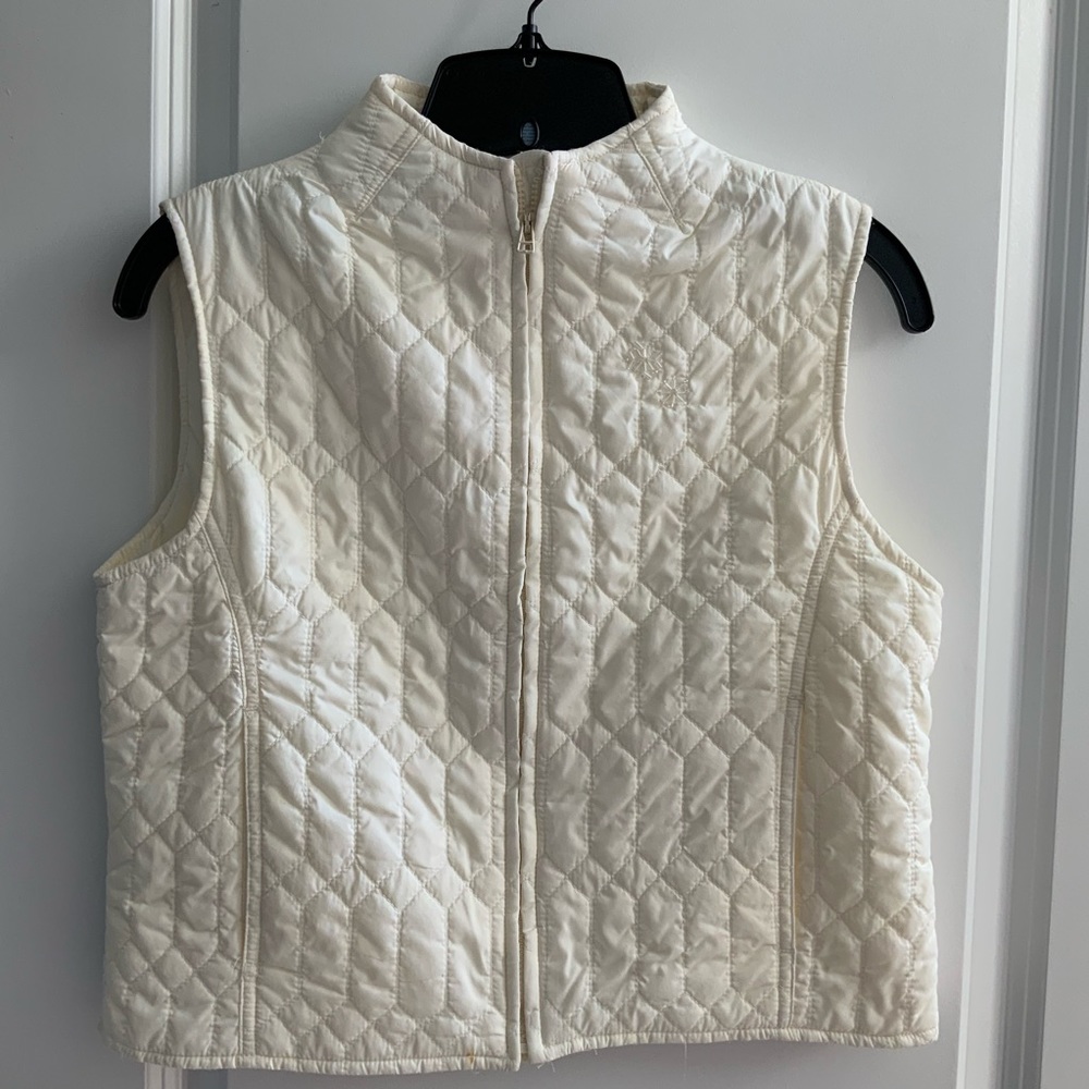 Genuine Girl Cream Color Quilted Vest
